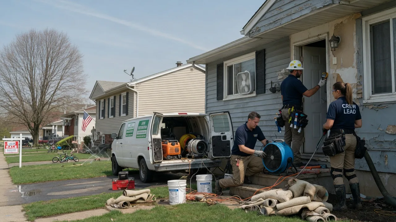 Flood Cleanup in Mount Horeb, WI near me