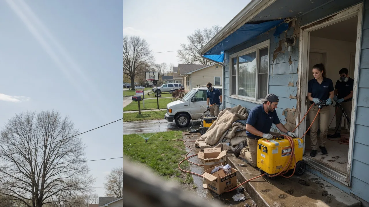 Basement Flood Cleanup in Mount Horeb, WI near me